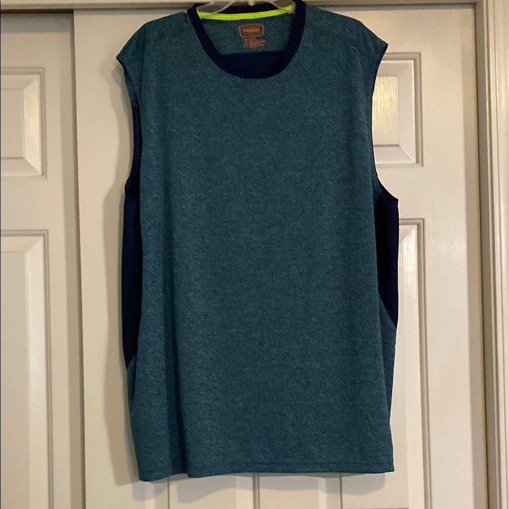 NWOT Foundry Blue Sleeveless Athletic Top